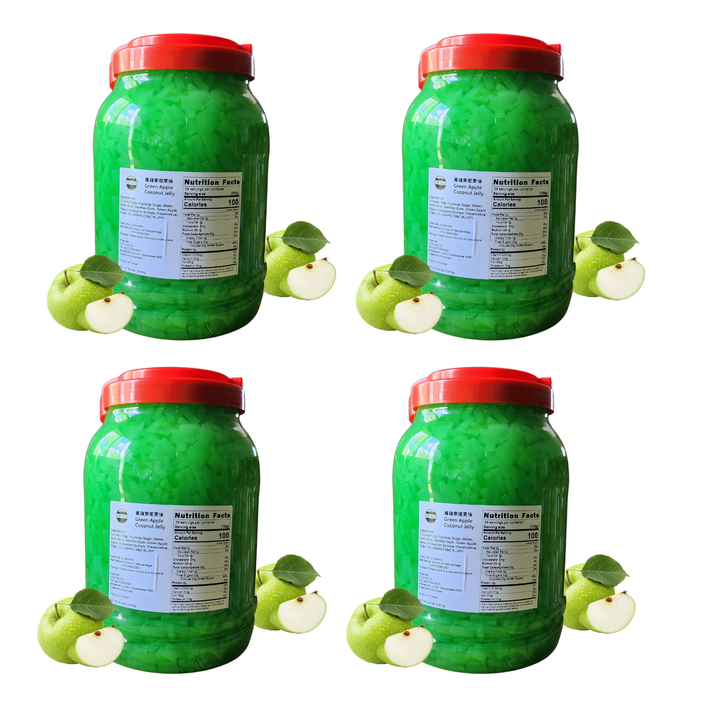 Jellies Green Apple 3.3kg
